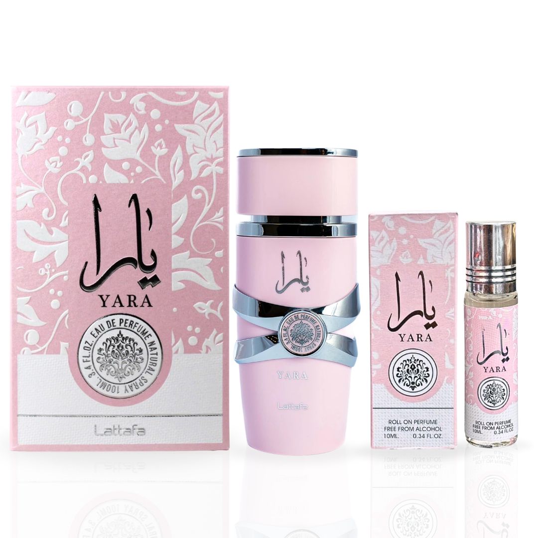 Lattafa Yara Travel Set (100ML + 12ML) - Eau De Parfum
