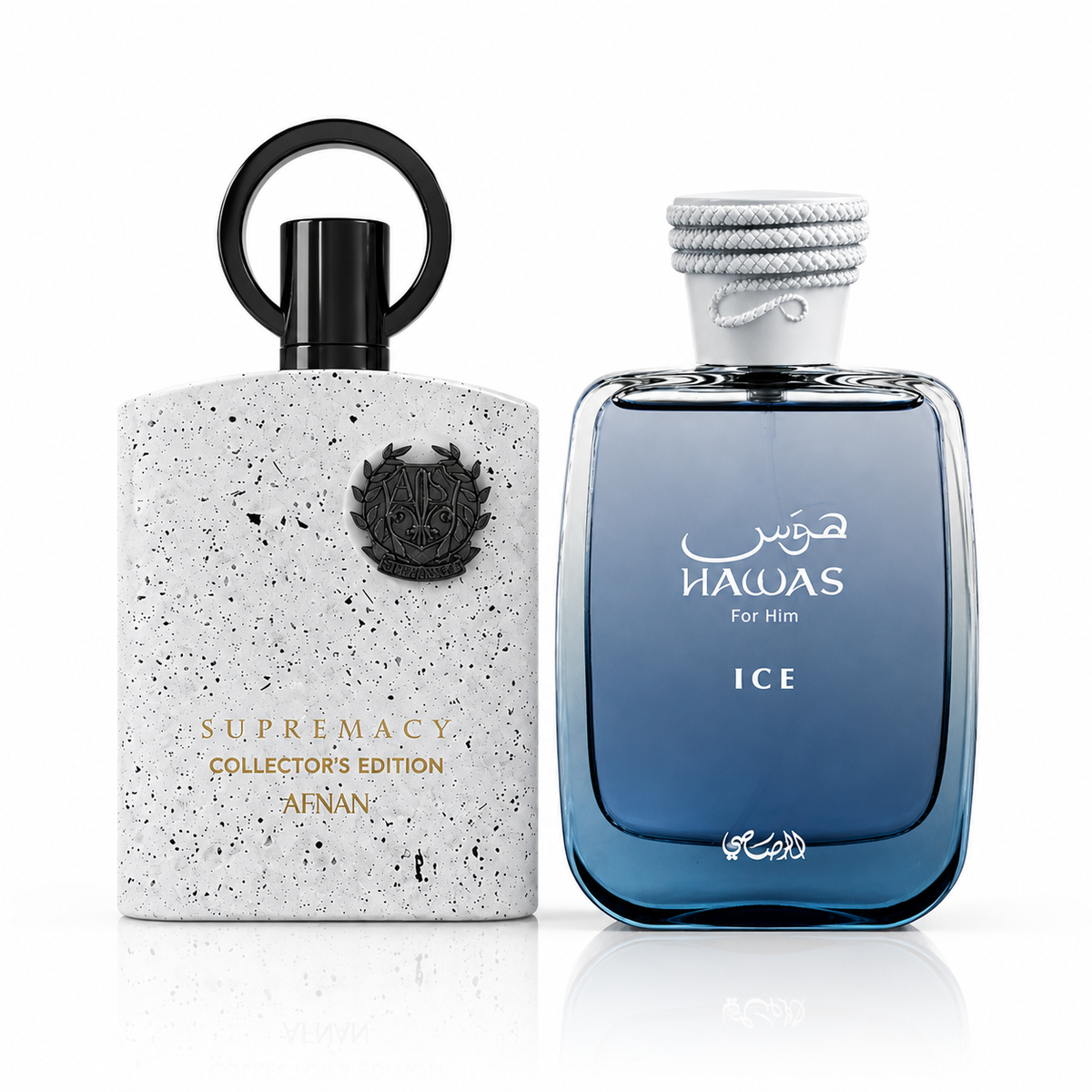 Afnan + Rasasi Duo Bundle (Supremacy Collectors Edition + Hawas Ice)